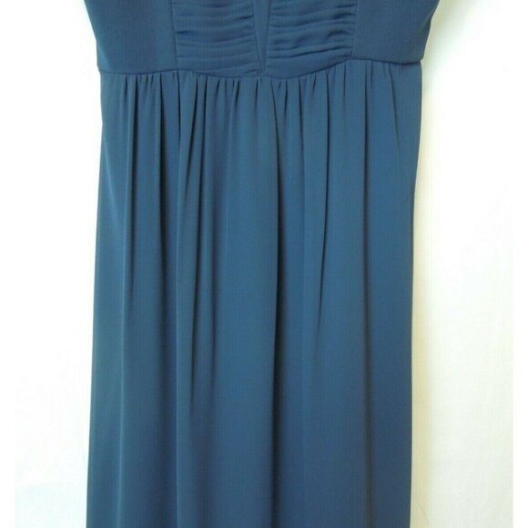 BCBG Generation Women's Navy Blue Cocktail Prom Evening Gown Dress Size 2 - Picture 4 of 12
